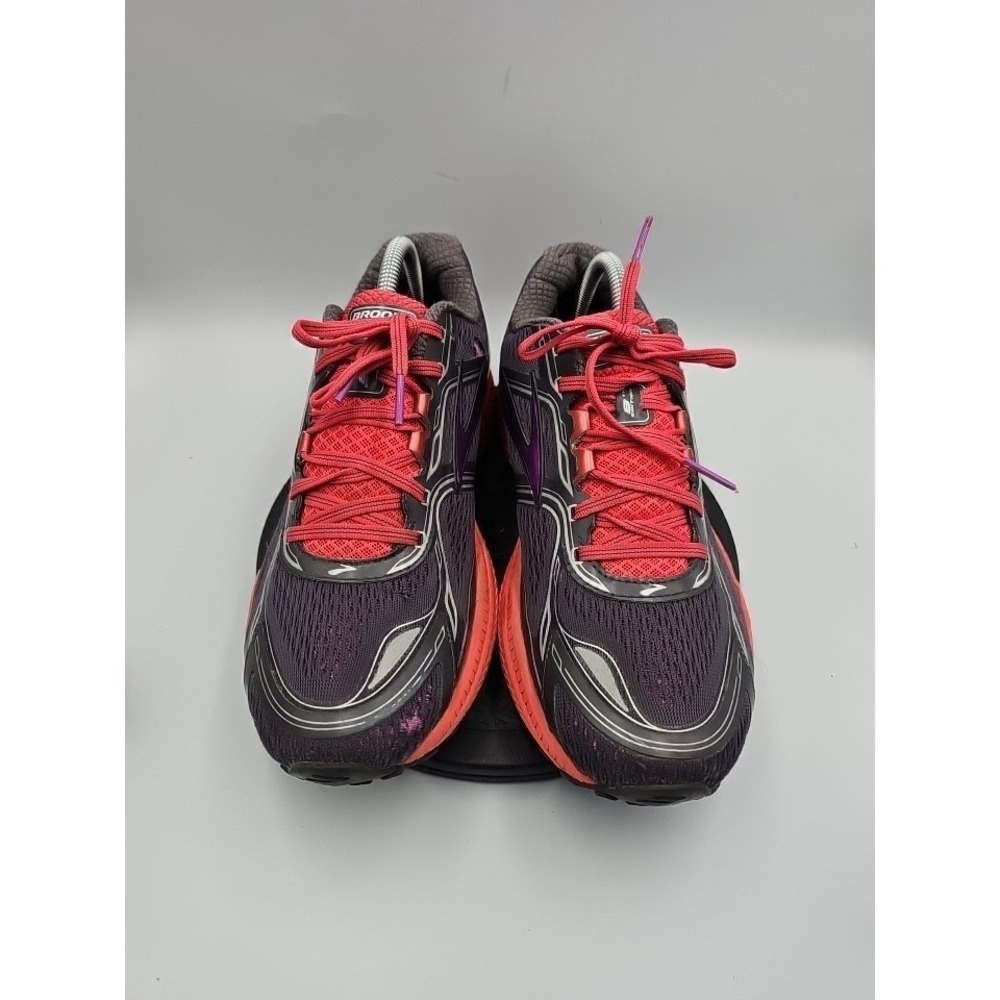 Brooks Womens Ghost 8 1201931B038 Anthracite/Purple  Running Shoes US 11 EU 43
